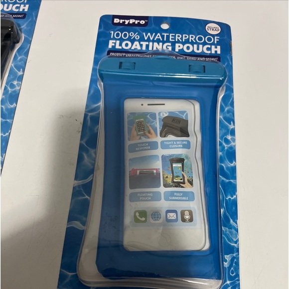 Set Of 2 Waterproof Floating Cell Phone Pouch W/ Strap asking $8 per pair - Picture 3 of 6